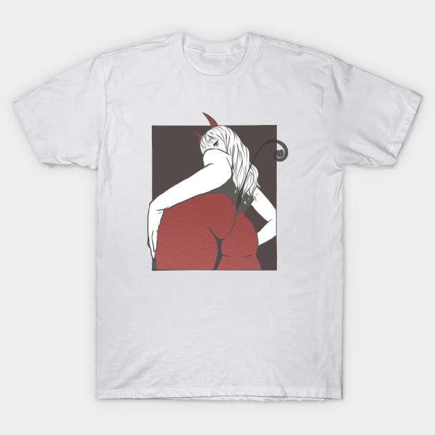 Trick or Treat Demon T-Shirt by RandomAlice